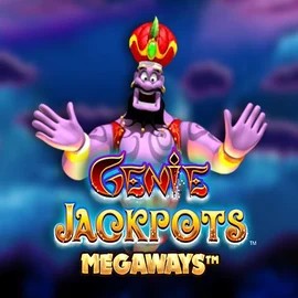 Logo of Genie Jackpots Megaways from Blueprint Gaming at Visa Casino