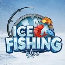 Ice Fishing Live slot icon by Evolution, available at Visa Casino
