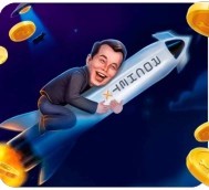 Rocket X logo by 1win Games at Visa CasinoRocket X